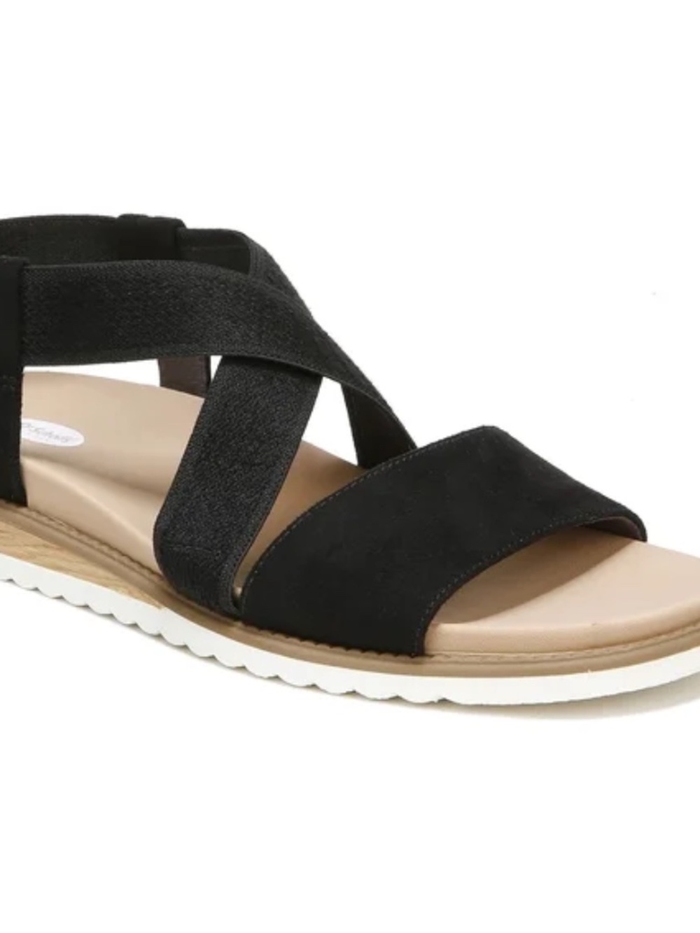 Women's Dr. Scholls Islander Sandals Black fabric